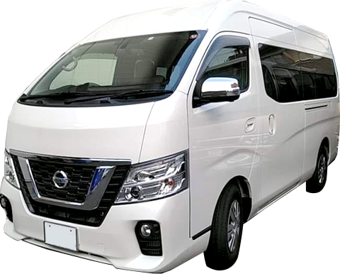 日産 キャラバン10人乗り白 (1125)